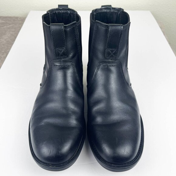 Timberland Chelsea Boots Carter Notch Black Leather Men\'s Sz 9 Weather Resistant main image 5